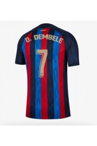 Barcelona Ousmane Dembele #7 Fotballdrakt Hjemme Klær 2022-23 Korte ermer